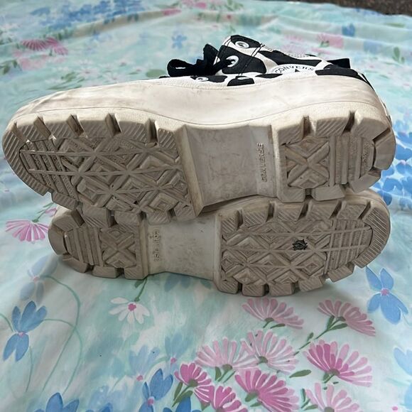 Converse Chuck Taylor All Star Lugged Shoes Women’s Size 7 Cow Print Platform - Picture 7 of 11